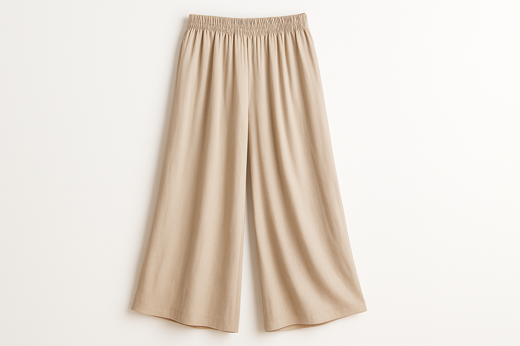 flow pants on white background