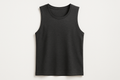 muscle tank tee on white background
