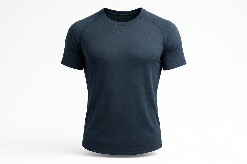 performance tee on white background