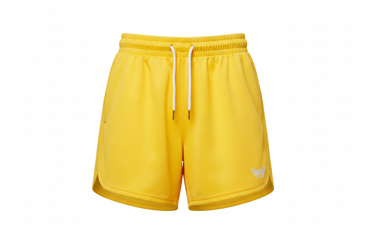 yellow shorts