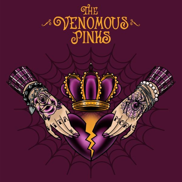 THE VENOMOUS PINKS • Vita Mors (Yellow/Clear Pink) • LP