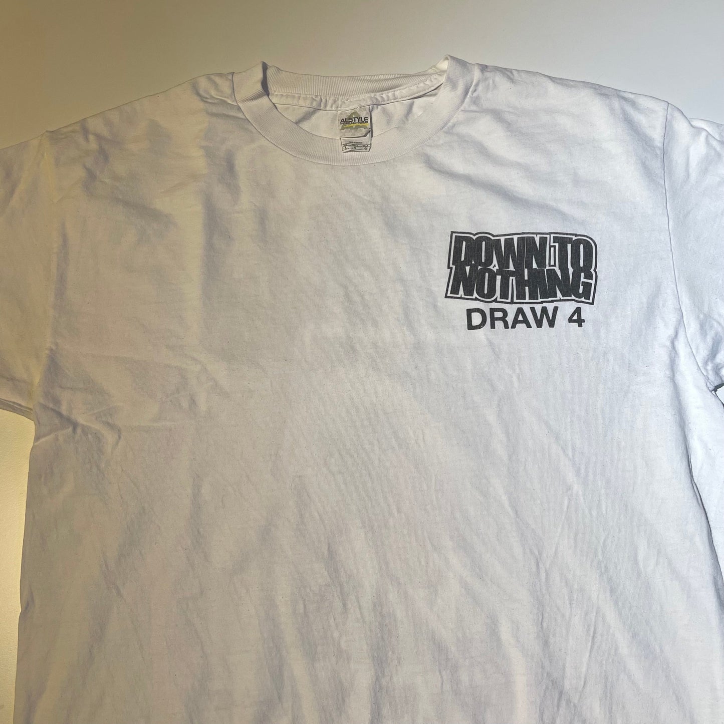 DOWN TO NOTHING • Draw 4 • L • T-Shirt