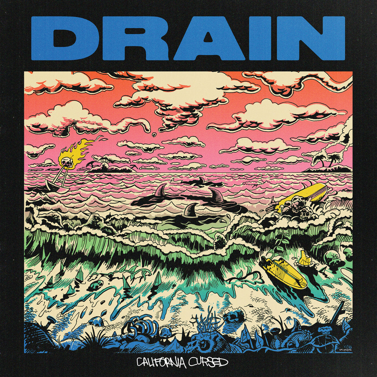 DRAIN • California Cursed (Colored Vinyl) • LP