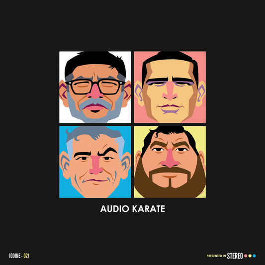 AUDIO KARATE • Otra! (Blue And Yellow Split) • LP