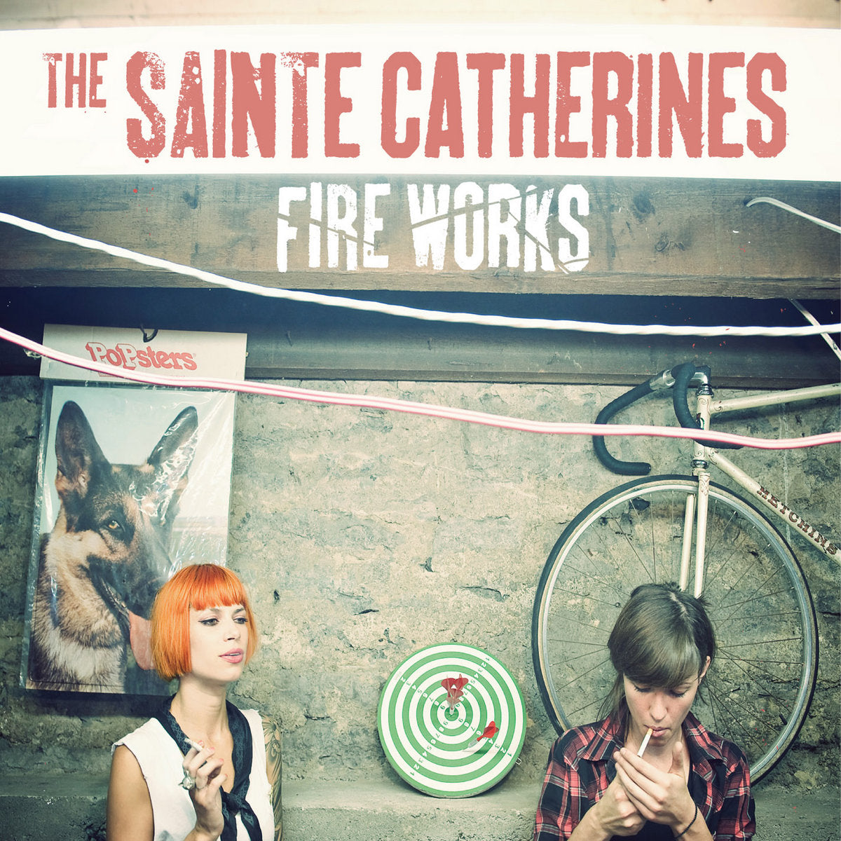 THE SAINTE CATHERINES • Fire Works (vinil albastru, reeditare) • LP