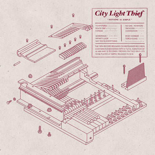 CITY LIGHT THIEF • Nimic nu este simplu (marmorat alb transparent) • DoLP