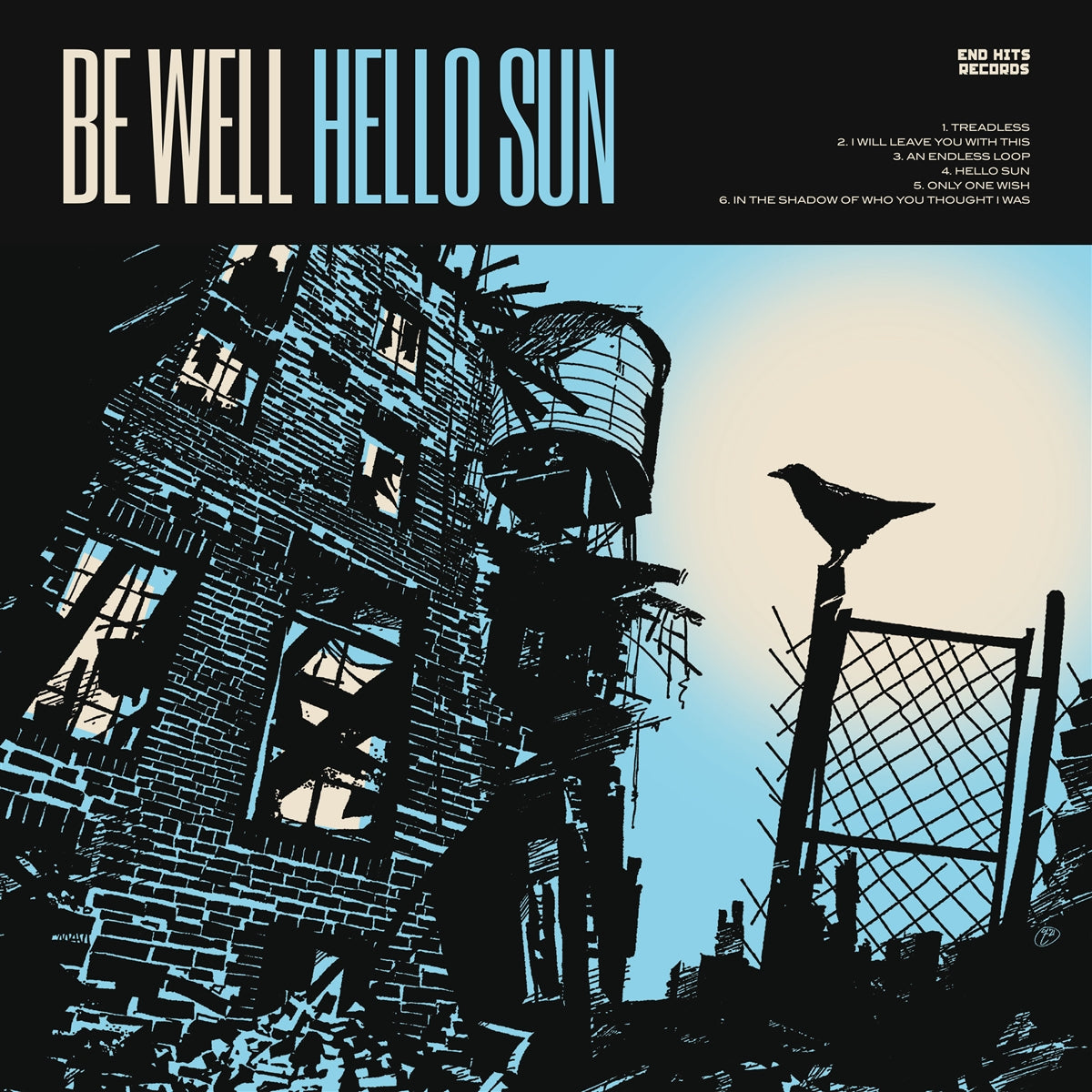 BE WELL • Hello Sun (Cyan Blue Vinyl)  • EP 12"